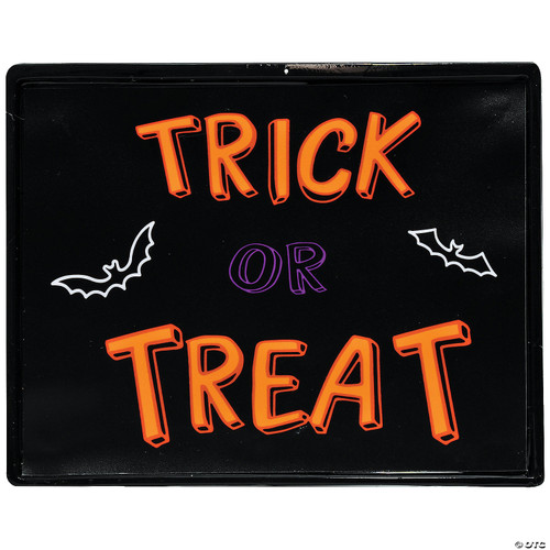 Trick Treat Neon Light-Up Sign