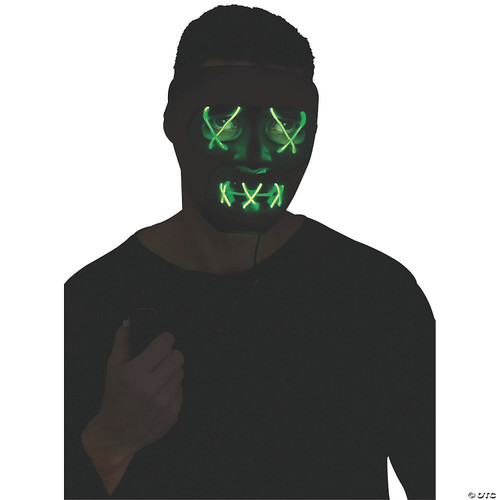 Adult Green String Illumo Mask