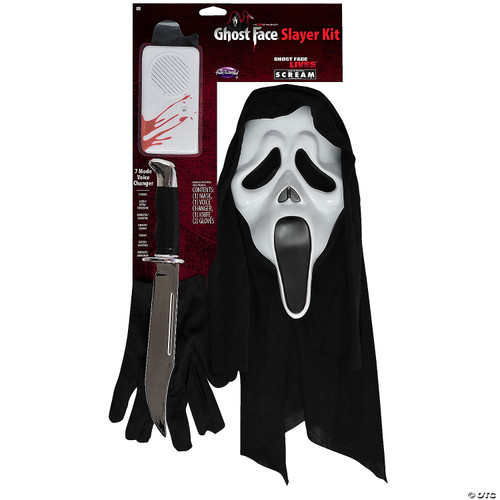 Scream Ghost Face Slayer Kit with Mask, Knife & Voice Box