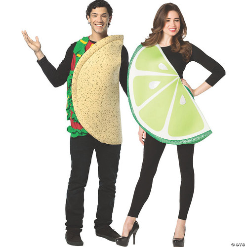 Adult Taco and Lime Couple Costumes