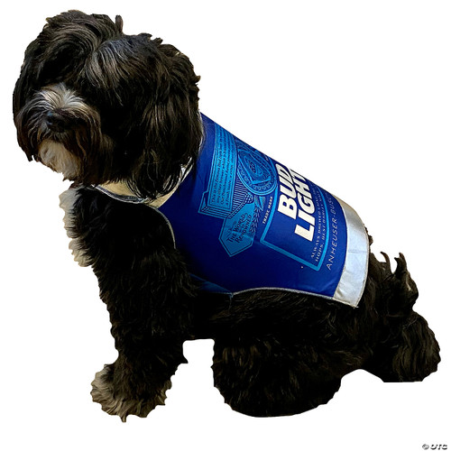 Bud Light Can Dog Costume