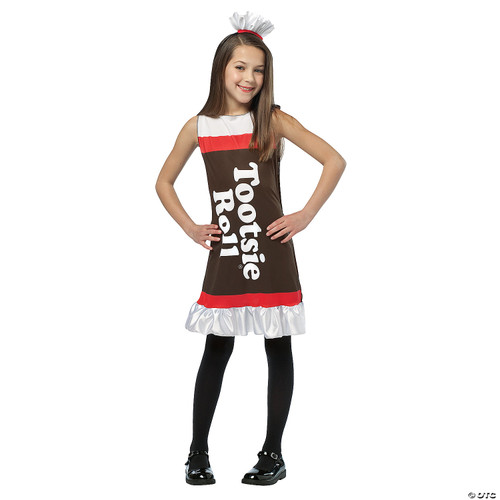Girl's Tootsie Roll Tank Dress Costume