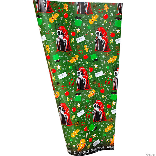 Krampus Seasons Greet Wrapping Paper