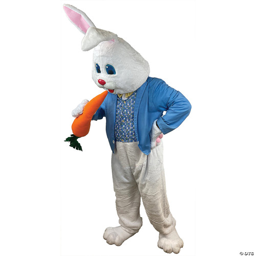 ADLT EASTER BUNNY FAUX BLUE VEST