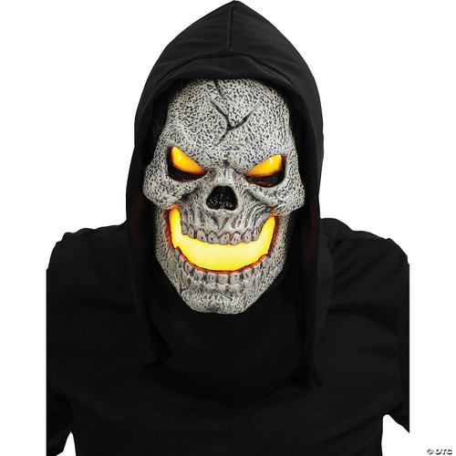 Flame Fiend Skull Yellow Mask