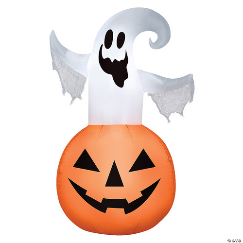 Blow Up Inflatable Ghost Jack-O-Lantern Inflatable Outdoor Yard Decoration