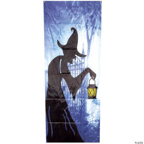 Witch Door Curtain with Lantern