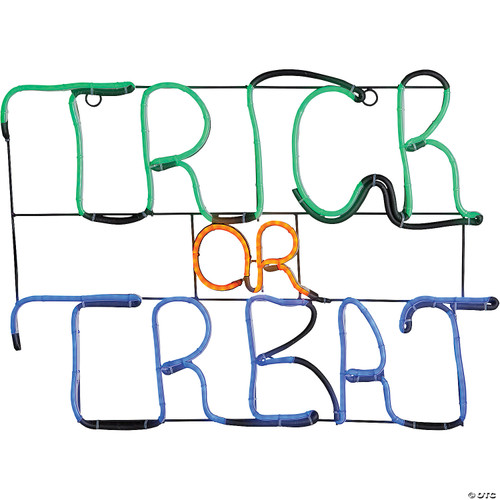 Light Glo Trick Or Treat Sign