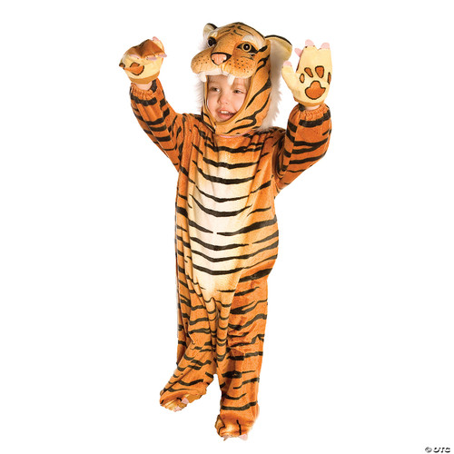 Plush Brown Tiger Costume
