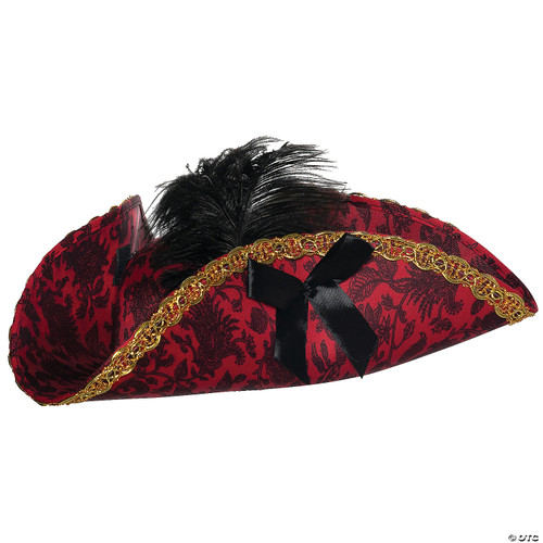 Tricorne Fancy Pirate Hat - Adult