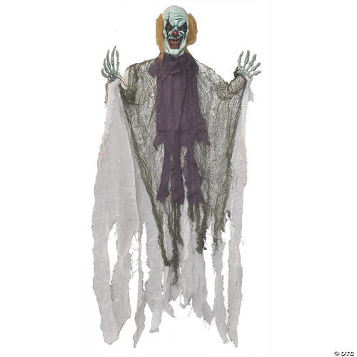 Hanging Devil Clown Halloween Decoration