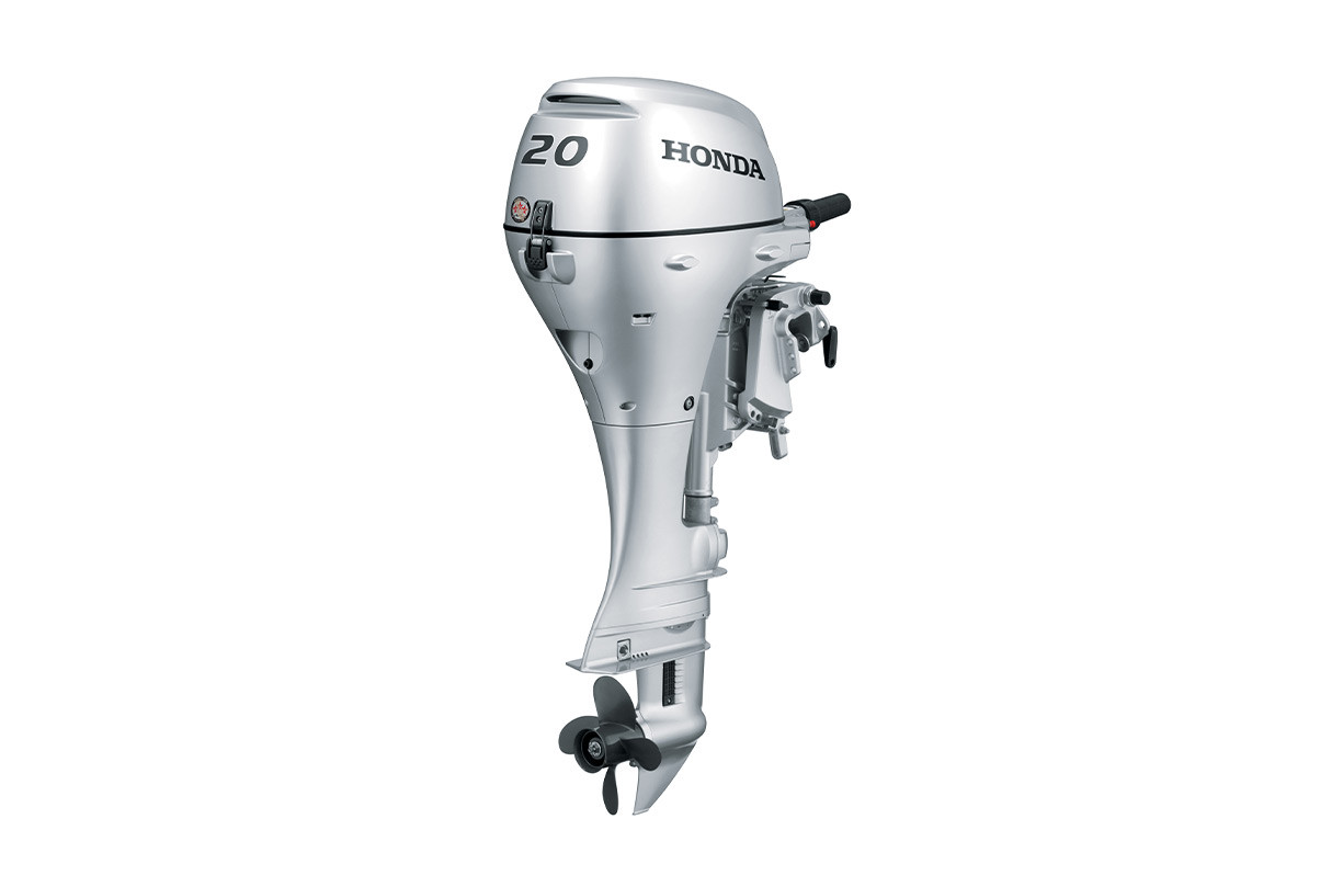 Honda BF20D3SH Outboard | Tiller, Manual Start, 15" Shaft