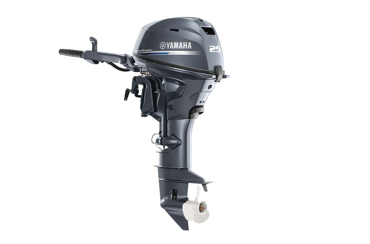 Yamaha 25 hp Outboard | Tiller, Manual Start, 15