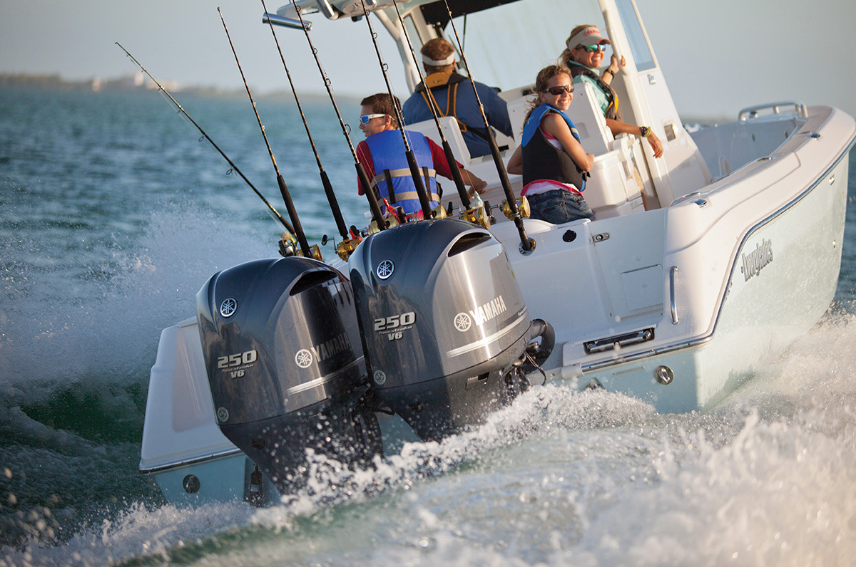 フォード F250、バスプロボート、ヤマハ 250 Yamaha 250hp Outboard | F250XB