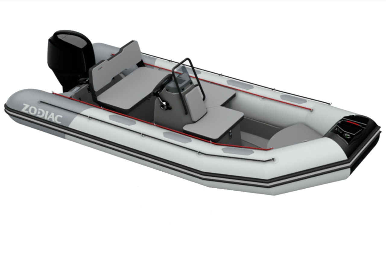 y*m様 セルフポートレイト ティアード ワンピース スパンコール グレー UK Zodiac Open 4.2 Console RIB with Yamaha 50hp Outboard