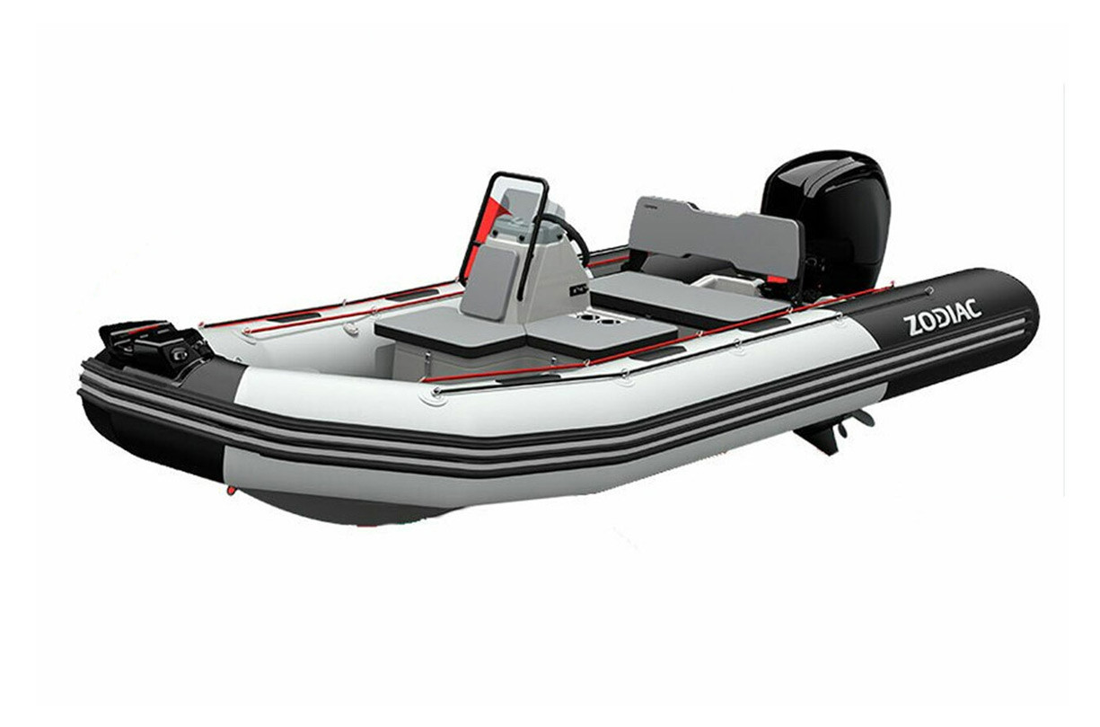Zodiac Open 4.8 Console RIB with Yamaha 70HP Outboard at Boat