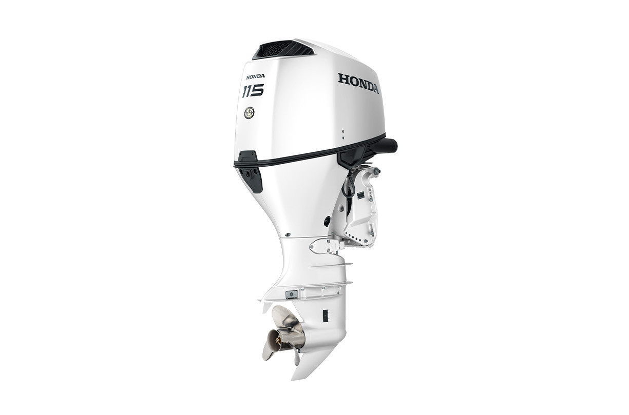 Honda BF115JLRA White Outboard | Remote Mechanical, Electric Start