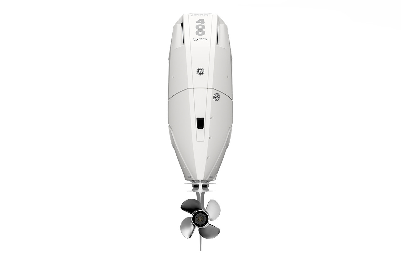 Mercury 400XL White Verado V10 | Digital Throttle and Shift
