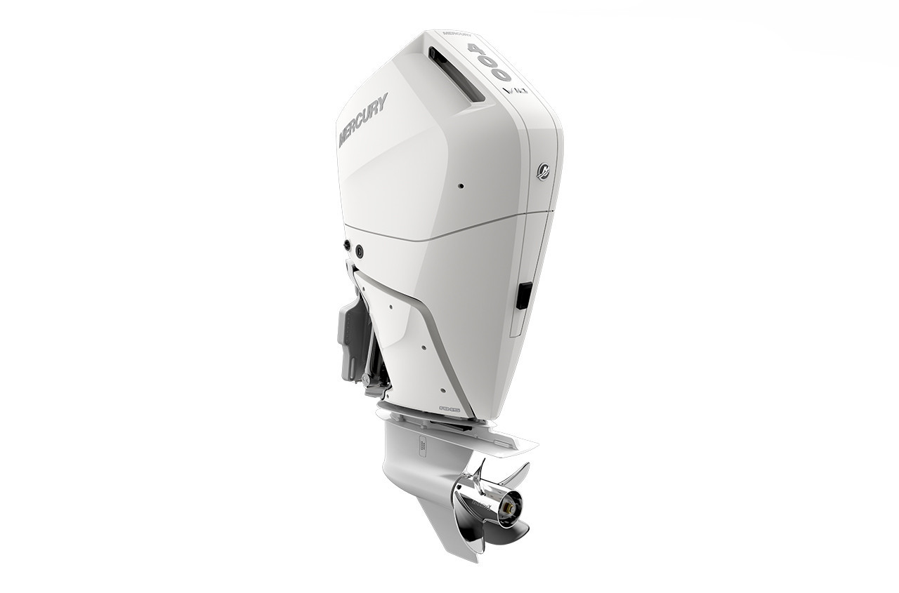 Mercury 400CXXL White Verado V10 | Digital Throttle and Shift