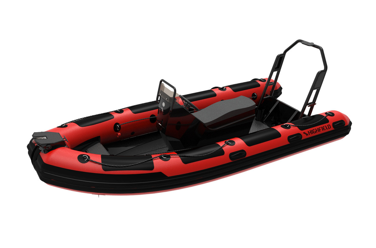 INMAR fiberglass hull inflatable boats - military-black patrol