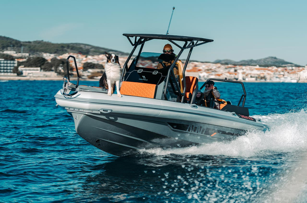 Highfield Adventure 7 Inflatable Console RIB with T-Top | 250 hp