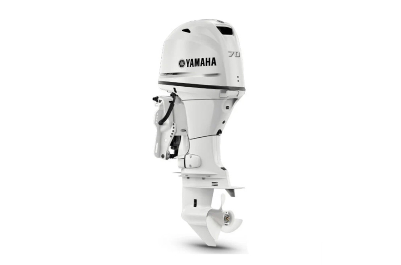 Yamaha F70LB2 White Outboard | Remote Mechanical, 20