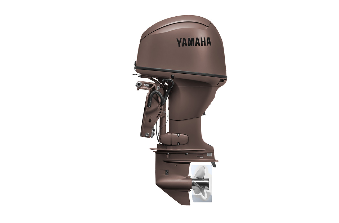 Yamaha F70LB3 Matte Brown Outboard | Remote Mechanical, 20