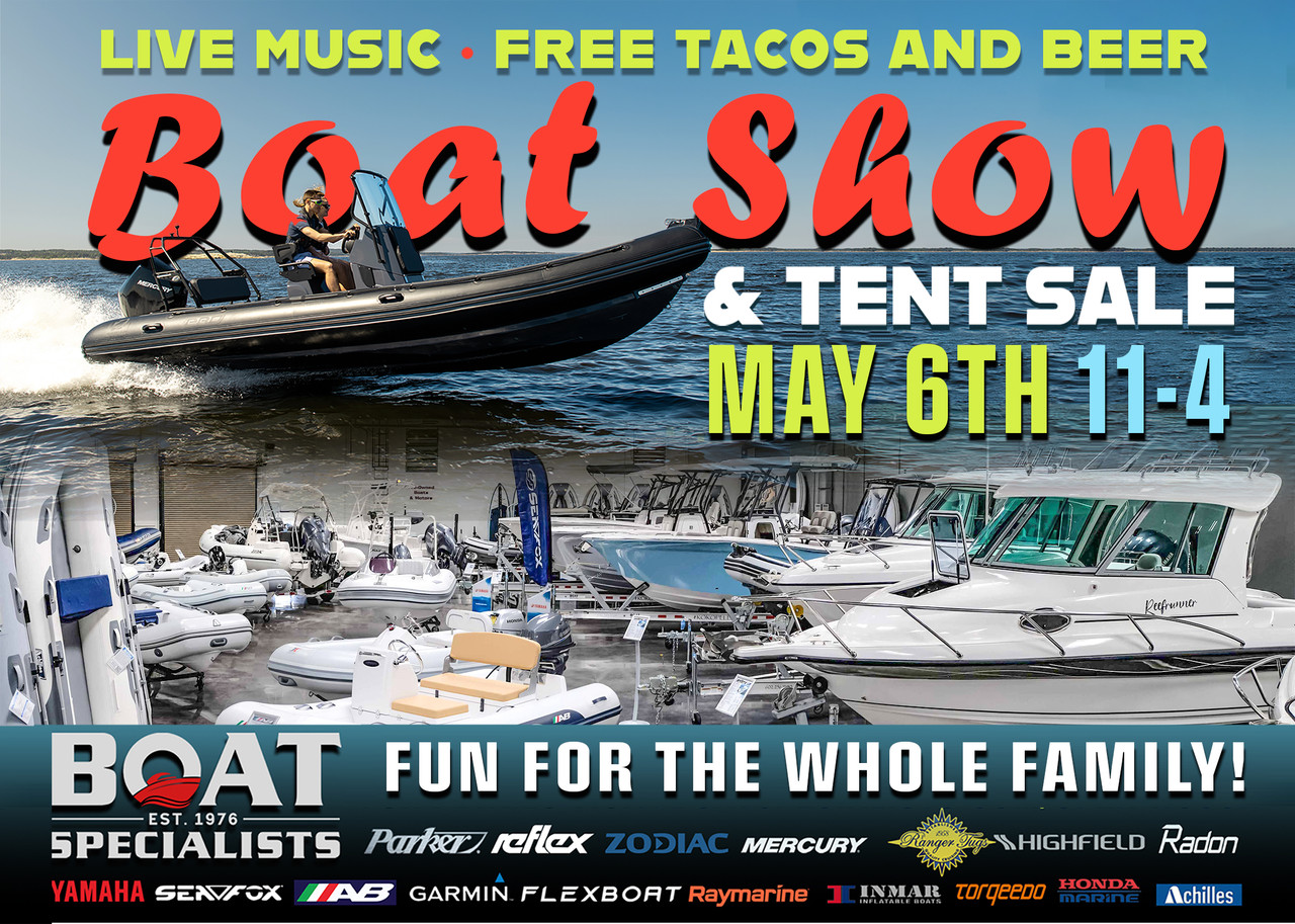 2023 Boat Show & Tent Sale - Boat Specialists