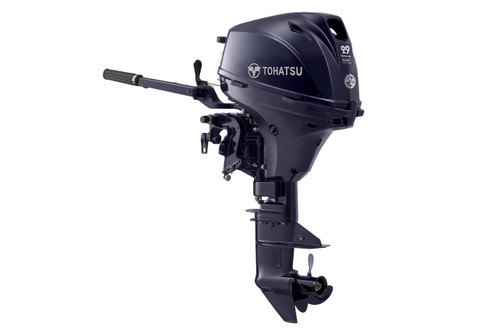 Tohatsu 9.9hp Portable Outboard Tiller MFS9.9EEFS.