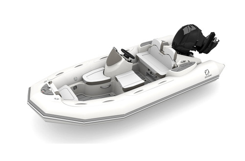 Zodiac Yachtline 400 RIB Hypalon rigid inflatable boat with Yamaha outboard.
