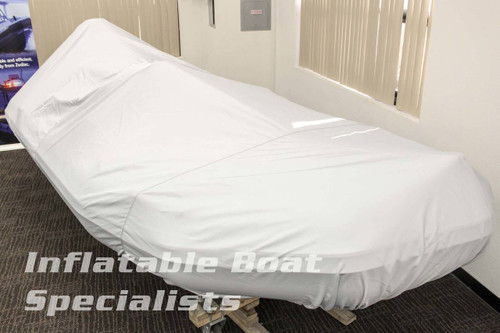 Inflatable Boat Cover | Center Console 15 Foot Grey