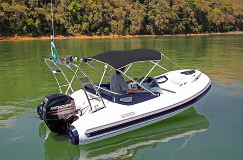  Flex Boat 450 rigid inflatable boat with Yamaha F70LA.