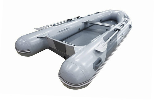 Achilles LSI-330E inflatable boat with oars.