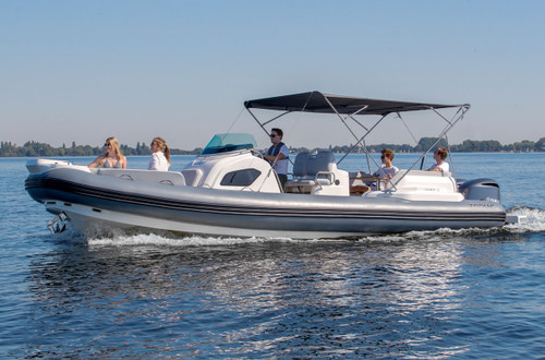 Zodiac Medline 9 Console RIB with Twin Yamaha 300hp Outboards available for sale at Boat Specialists.