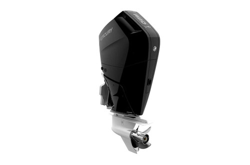 Profile view of a Mercury Verado 350hp CXXL V10 Outboard.