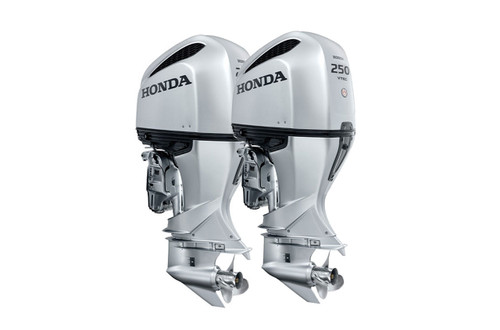 Twin Outboards by Yamaha, Mercury, Honda, & Tohatsu