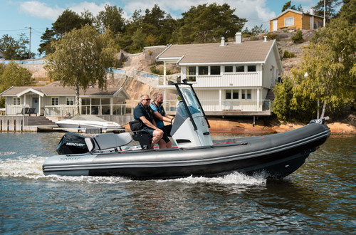 Zodiac Open 6.5 Console RIB with T-Top | Yamaha 150hp DEC Outboard