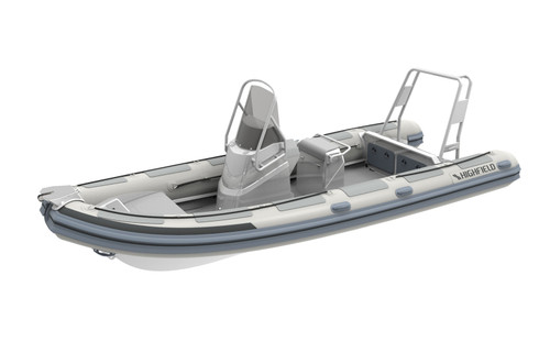 Highfield Patrol 600 with 150hp Outboard | Light Grey