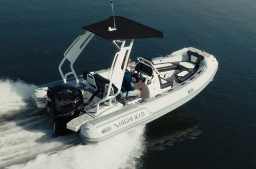 Highfield Sport 520 with 90hp outboard for sale at Boat Specialists.