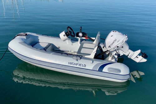 Highfield Classic 290FCT Console RIB with 20hp Outboard available at Boat Specialists.