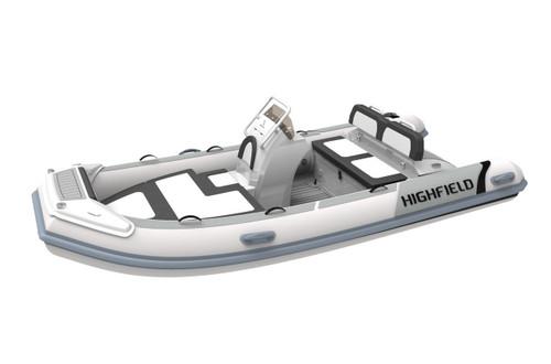 Highfield Sport 390 Light Grey Inflatable RIB.