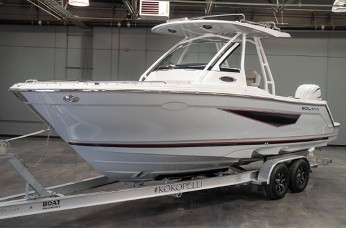 Solara S-250 Center Walkaround | Light Grey | Yamaha 300hp Outboard | S-250 CW | 2025 | 25W22