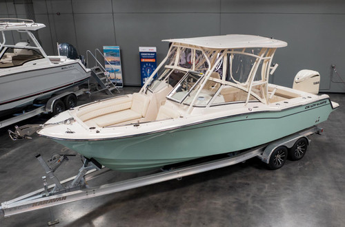 Grady-White Freedom 235 | Sea Glass Green | Yamaha 350hp Outboard | R354
