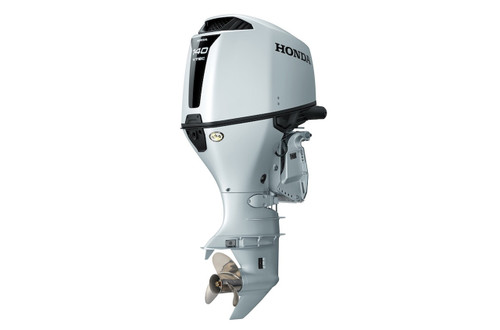Honda BF140AK1XCRA Outboard in Aquamarine Silver.