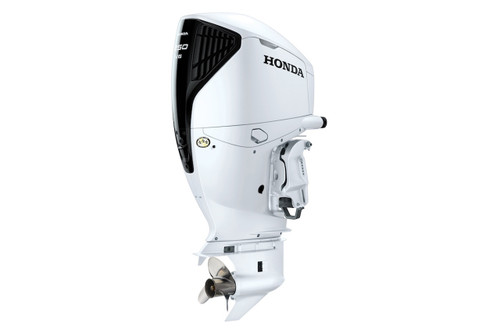 Honda BF250DK1URA Outboard in Grand Prix White.
