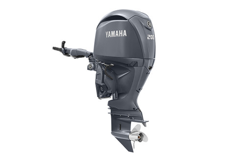 Yamaha F250XHA Tiller Outboard.