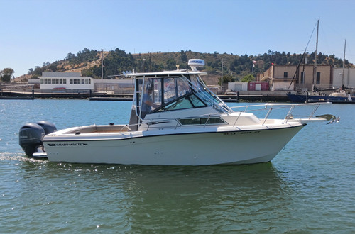 Grady-White 25 Sailfish Sports Bridge | Twin Yamaha 200hp Outboard and Pacific Trailer