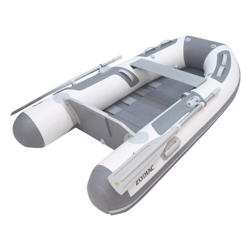 Zodiac Cadet 230 Roll Up Inflatable Boat profile view.