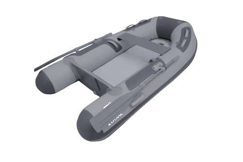 Profile view of a Zodiac Cadet 310 Aero NEO inflatable boat.