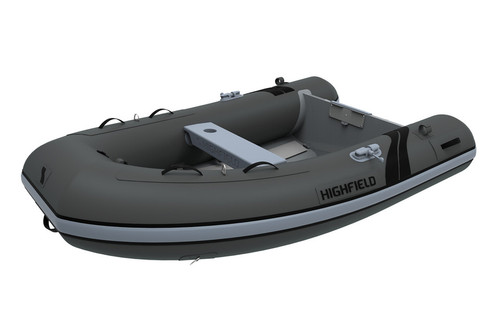 Highfield Ultralite 290 RIB | 9'5" Length, Hypalon Tubes in  Dark Grey